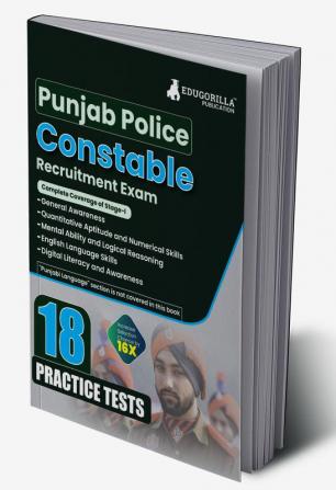 Punjab Police Constable Exam 2023 (Male & Female) - 10 Full Length Practice Mock Tests with Free Access to Online Tests