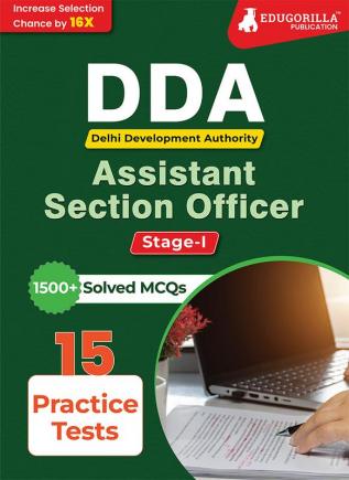 DDA (Delhi Development Authority) Assistant Section Officer Stage I (English Edition) Book 2023 - 10 Full Length Mock Tests (Paper I and Paper III) with Free Access to Online Tests