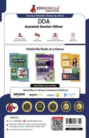 DDA (Delhi Development Authority) Assistant Section Officer Stage II (English Edition) Book 2023 - 10 Full Length Practice Mock Tests with Free Access to Online Tests