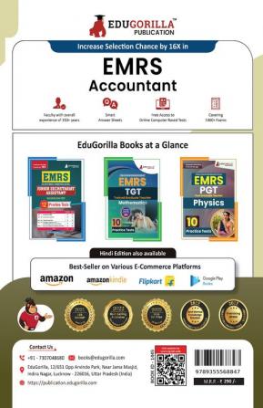 EMRS Accountant Exam Book 2023 (English Edition) - Eklavya Model Residential School - 12 Practice Tests (1500+ Solved Questions) with Free Access To Online Tests