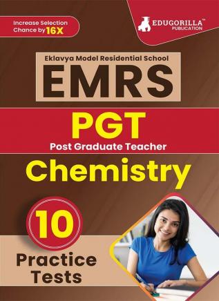 EMRS PGT Chemistry Exam Book 2023 (English Edition) - Eklavya Model Residential School Post Graduate Teacher - 10 Practice Tests (1500 Solved Questions) with Free Access To Online Tests