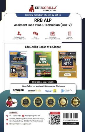 RRB ALP : Assistant Loco Pilot/Technician Recruitment Exam 2023 (English Edition) | CBT - 2 | 15 Practice Tests (1500 Solved MCQs) with Free Access To Online Tests