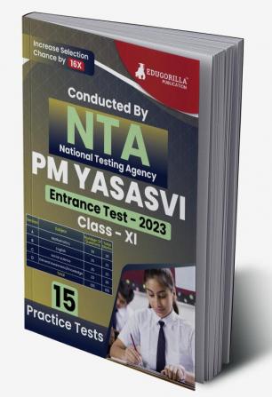 NTA PM Yasasvi Class XI Exam Prep Book 2023 (English Edition) | Scholarship Scheme | 15 Practice Tests (1500 Solved MCQs) with Free Access To Online Tests