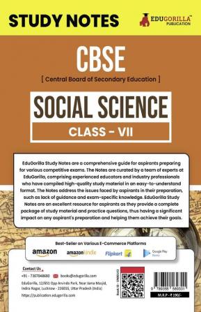 CBSE (Central Board of Secondary Education) Class VII - Social Science Topic-wise Notes | A Complete Preparation Study Notes with Solved MCQs