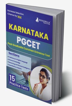 Karnataka PGCET (Post Graduate Common Entrance Test) Book 2023 (English Edition) - 15 Practice Tests (1500 Solved MCQs) with Free Access to Online Tests