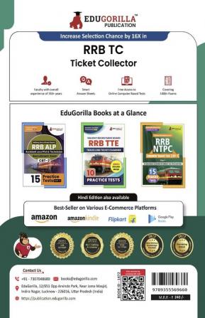 RRB TC : Ticket Collector Recruitment Exam Book 2023 (English Edition) | Railway Recruitment Board | 12 Practice Tests (1400 Solved MCQs) with Free Access To Online Tests