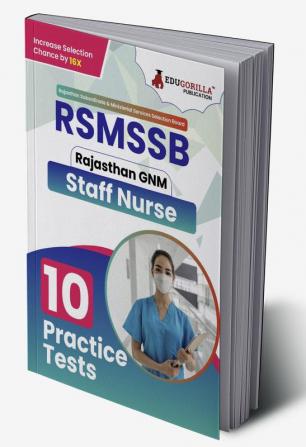 RSMSSB GNM - Staff Nurse (English Edition) Exam Book | Rajasthan Staff Selection Board | 10 Full Practice Tests with Free Access To Online Tests