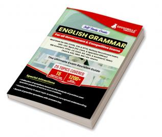 English Grammar : Self Study Guide Book For Complete Preparation with 25 Topics Covered (1200+ MCQs Questions) - Useful for all Government and other Competitive Exams