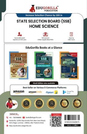 SSB Odisha Lecturer Home Science Exam Book 2023 (English Edition) | State Selection Board | 8 Practice Tests with Free Access To Online Tests