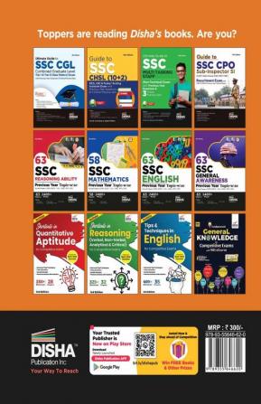 15 Practice Sets for SSC Stenographer Grade C & D Exam with 2021 - 2022 Previous Year Solved Papers & 3 Online Tests 4th Edition