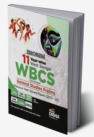 Errorless 11 Year-wise WBCS West Bengal Civil Services General Studies Prelims Previous Year Solved Papers (2010 - 23) 2nd Edition | WBPSC