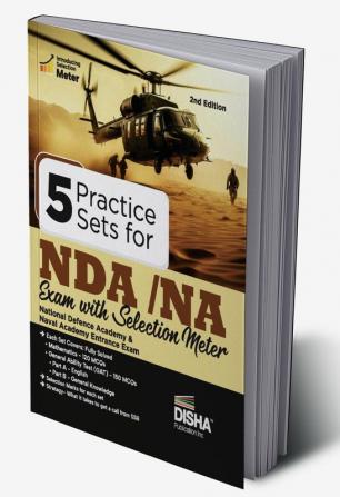 5 Practice Sets for NDA/ NA Exam with Selection Meter 2nd Edition | Mathematics General Ability - English & General Knowledge