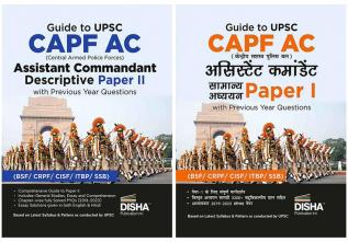 Guide to UPSC CAPF AC Kendriya Sashastra Police Bal Assistant Commandant Samanya Adhyayan & Descriptive Papers I & II with Previous Year Questions 3rd Edition | For 2024 Exam | PYQs < /span>