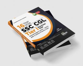 16 Year-wise SSC CGL Tier I Previous Year Solved Papers (2010 - 2023) with 3 Online Practice Sets 5th Edition | Combined Graduate Level | PYQs Question Bank