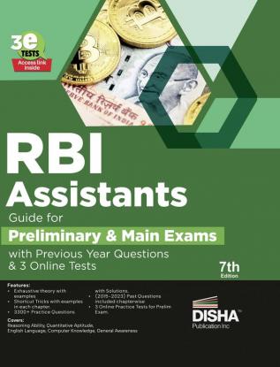 RBI Assistants Guide for Preliminary & Main Exams with Previous Year Questions & 3 Online Tests 7th Edition