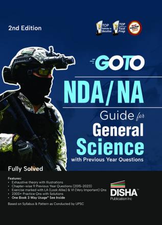 GOTO NDA/ NA Guide for General Science with Previous Year Questions 2nd Edition