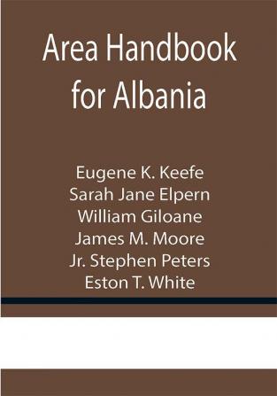 Area Handbook for Albania