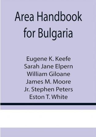 Area Handbook for Bulgaria