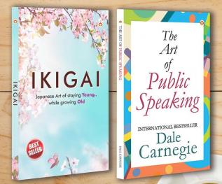 Ikigai : Japanese Art of staying Young.. While growing Old + The Art of Public Speaking