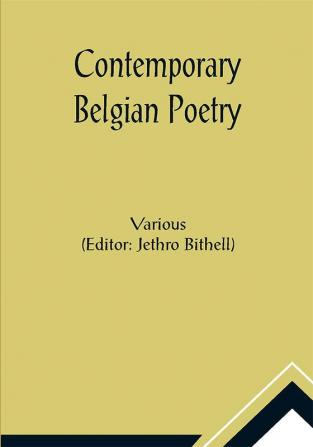 Contemporary Belgian Poetry