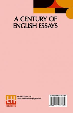 A Century Of English Essays