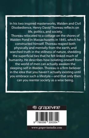 Walden and Civil Disobedience