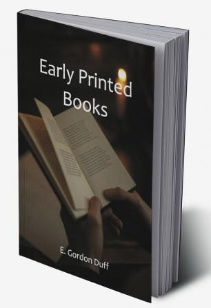 Early Printed Books