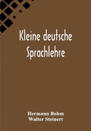 Kleine deutsche Sprachlehre