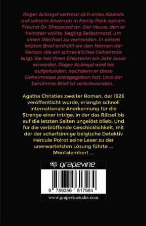 Der Mord an Roger Ackroyd (German)