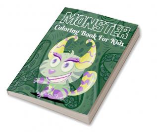 Monster Coloring Book for Kids Ages 4-8