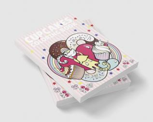 Cupcakes Coloring Book for Kids Ages 4-8