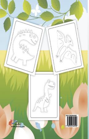 Dinosaur Scissor Skills Activity Book: A Preschool Workbook for Kids Ages 3-5