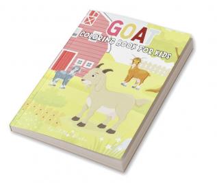 Goat Coloring Book for Kids Ages 4-8