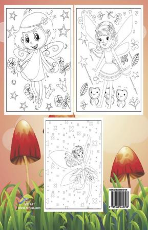 Fairy Coloring Book for Kids Ages 4-8