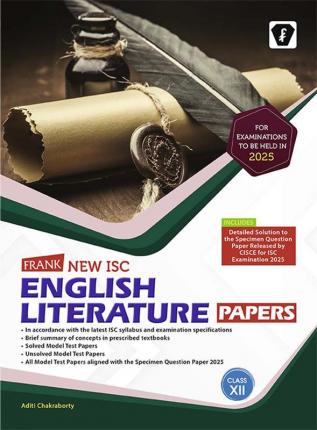 Frank ISC English Literature Papers (2025) Class XII