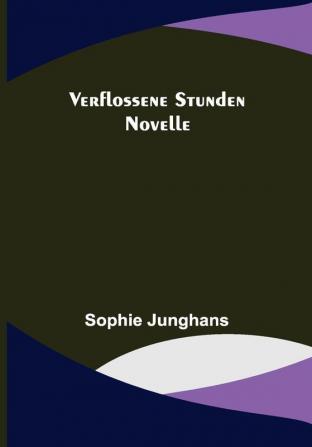 Verflossene Stunden: Novelle