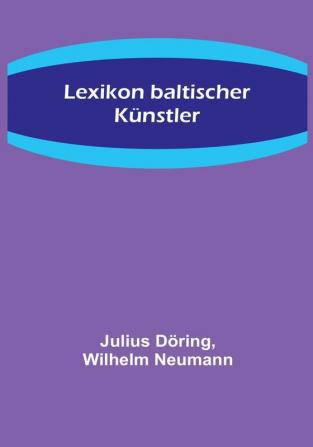 Lexikon Baltischer Künstler