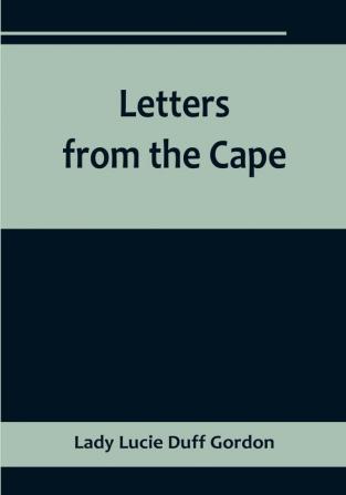 Letters from the Cape