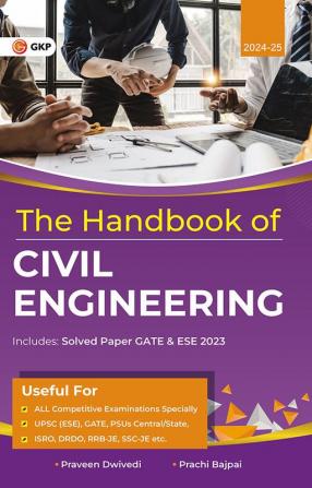 GKP Hand Book 2024 : Civil Engineering by Praveen Dwivedi & Prachi Bajpai