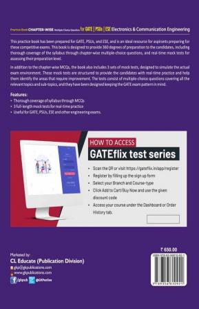 Practice Book Electronics and Communication Engineering - Chapter-Wise Multiple Choice Questions for GATE PSUs and ESE