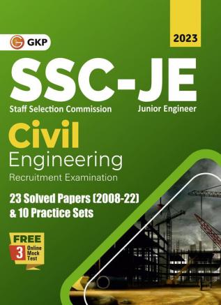 SSC 2023 Junior Engineers Paper I - Civil Engineering - 23 Solved Papers & 10 Practice Sets