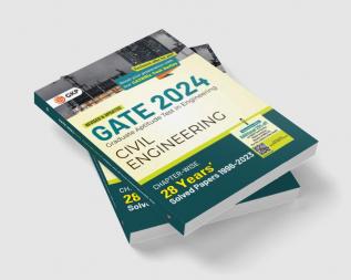 GATE 2024 Civil Engineering - 28 Years Chapter-wise Solved Papers (1996-2023)