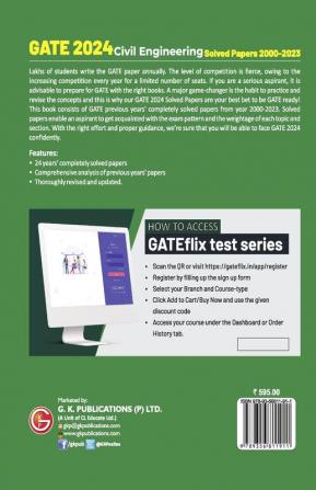 GATE 2024 Civil Engineering - Solved Papers (2000-2023)