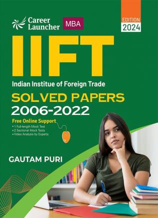 IIFT 2023-24 Solved Papers 2006-2022 by Gautam Puri