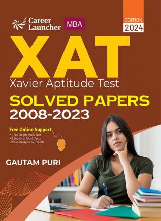 XAT 2023-24 Solved Papers 2008-2023 by Gautam Puri