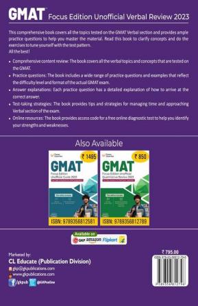 GMAT Unofficial Verbal Review 2023 by Career Launcher