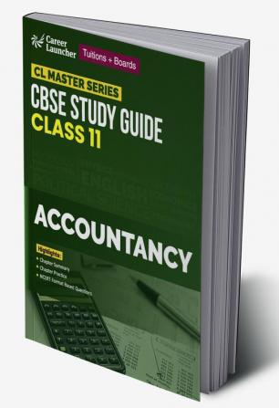 CL Master Series 2023-24 : CBSE Study Guide - Class 11 - Accountancy