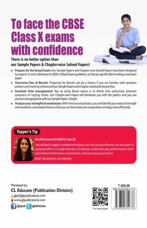 GKP CBSE Class X 2025 : English(Language & Literature) Chapter and Topic-wise Solved Papers 2011 - 2024