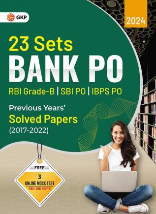 Bank PO 2024 - Previous Years' Solved Papers (2017-2022) - 23 Sets by GKP