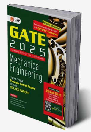 GKP GATE 2025 : Mechanical Engineering - 38 Years' Topic-wise Previous Solved Papers